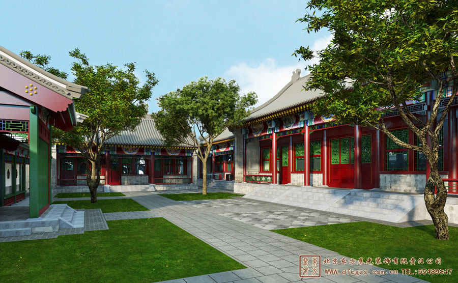 農(nóng)村仿古中式設(shè)計案例