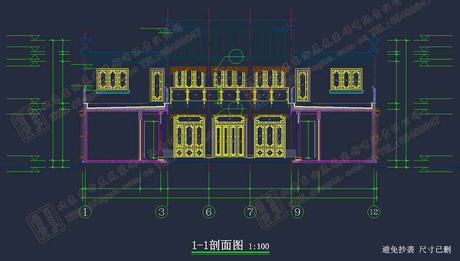 徽派農(nóng)村中式建筑設(shè)計(jì)案例