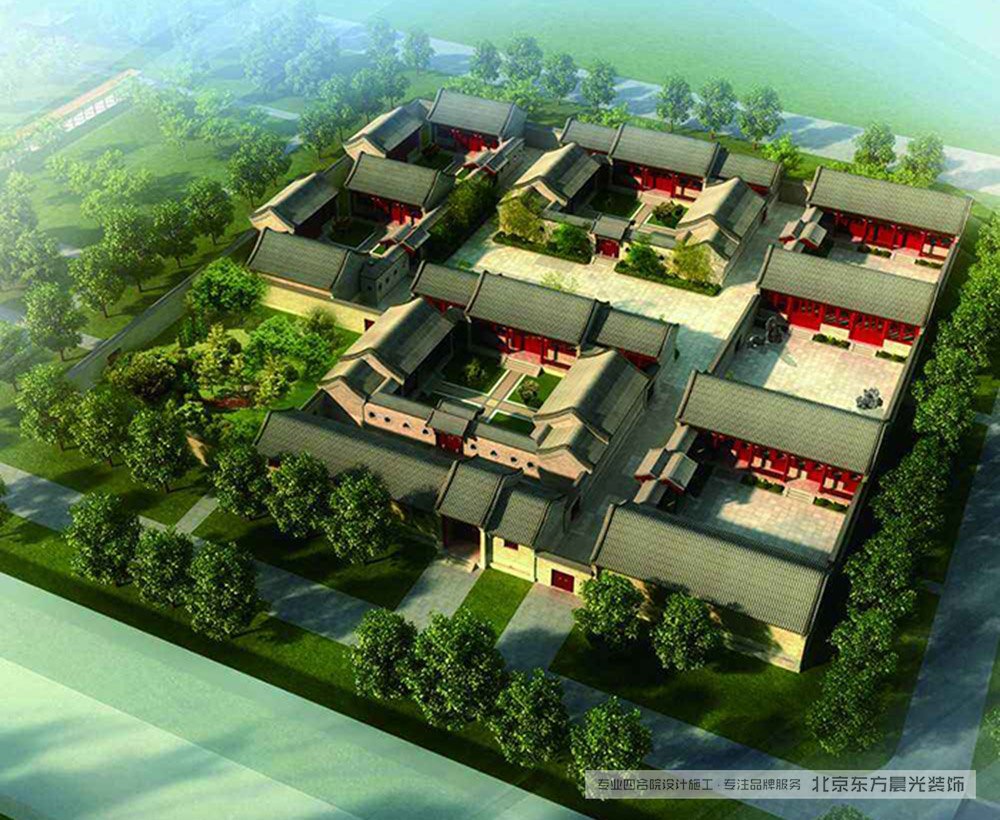 仿古中式會所效果圖
