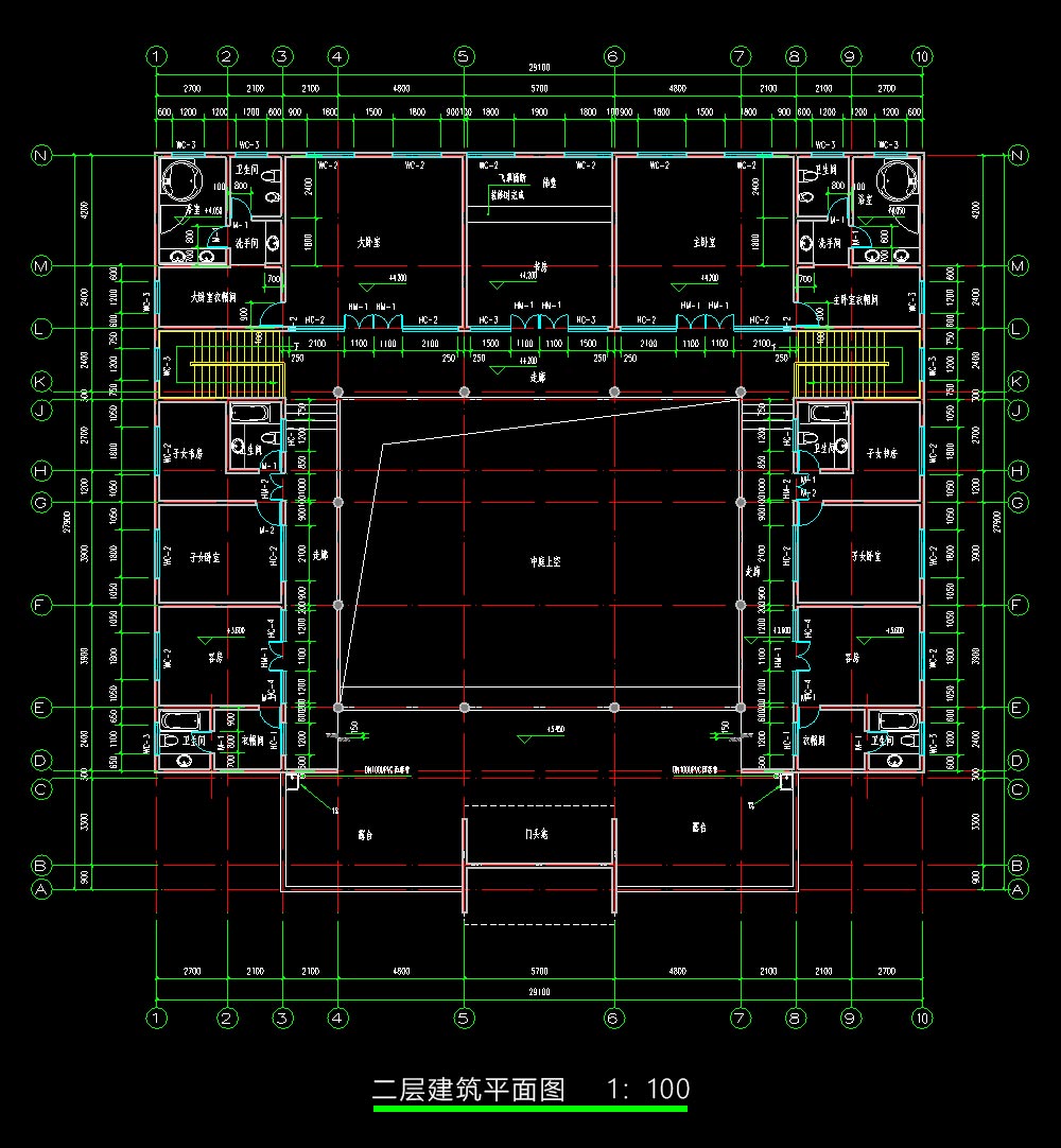 中式會所施工圖